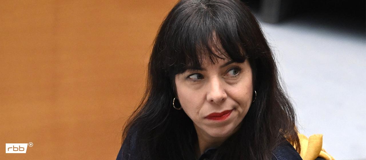 Elif Eralp, Fraktionsvorsitzende der Fraktion Die Linke im Berliner Abgeordnetenhaus (Quelle: dpa/Pedersen)