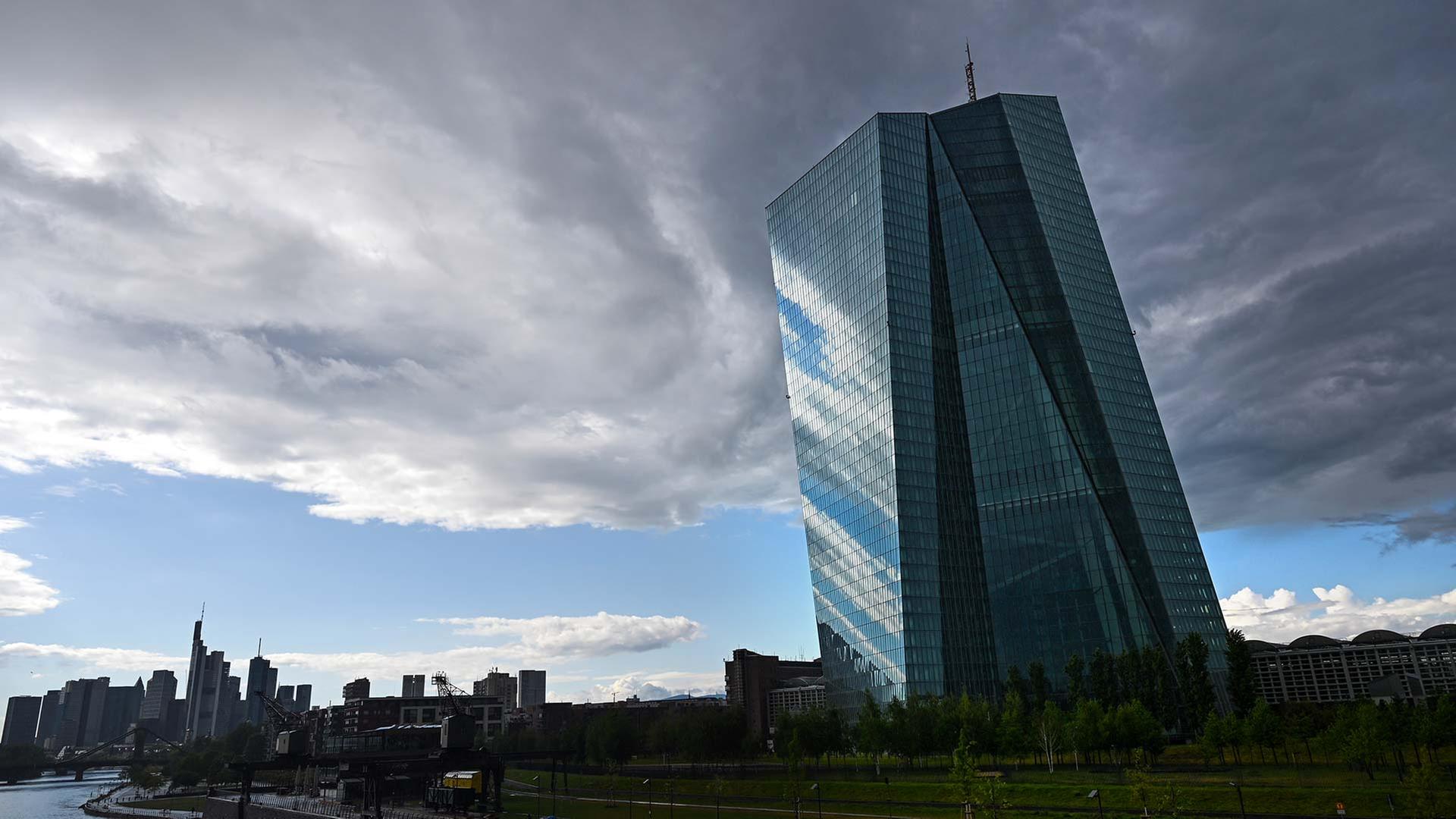 Das Gebäude der Europäischen Zentralbank in Frankfurt am Main. | picture alliance/dpa
