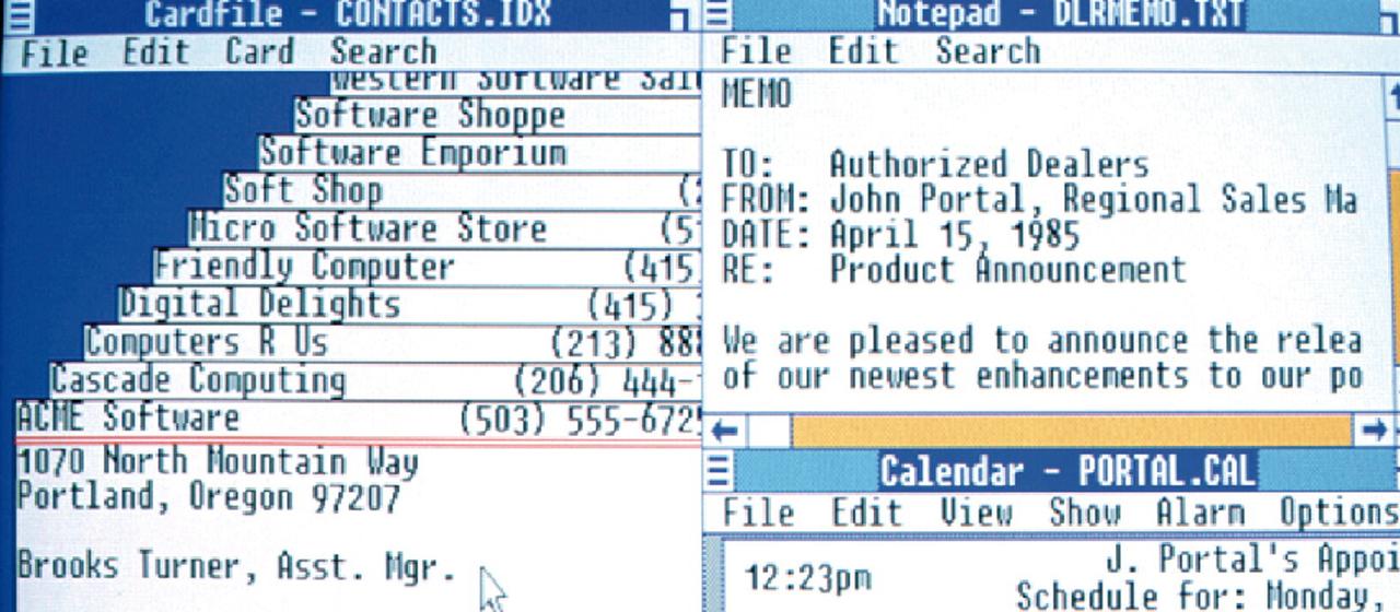 Windows 1.0 Betriebssystem