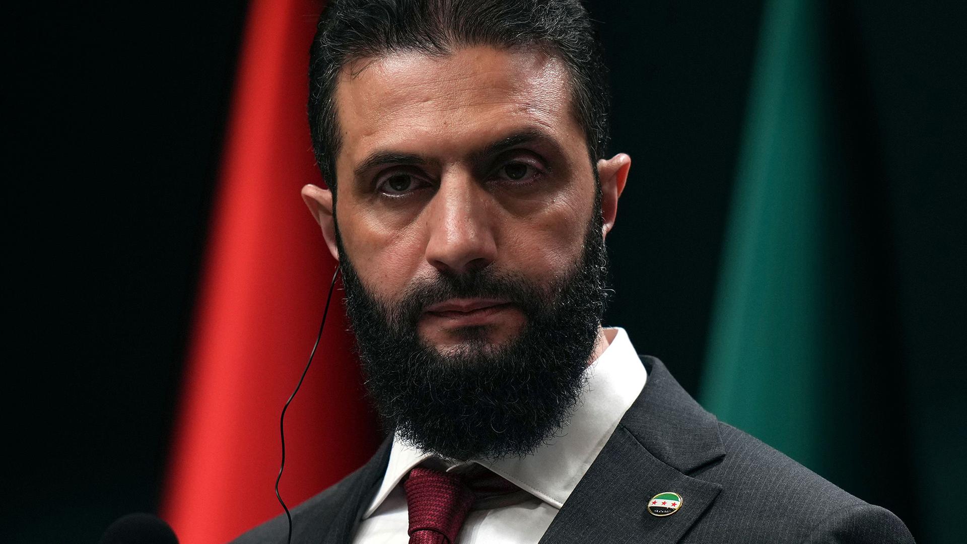 Ahmed al-Scharaa (Archivbild) | Francisco Seco/AP/dpa