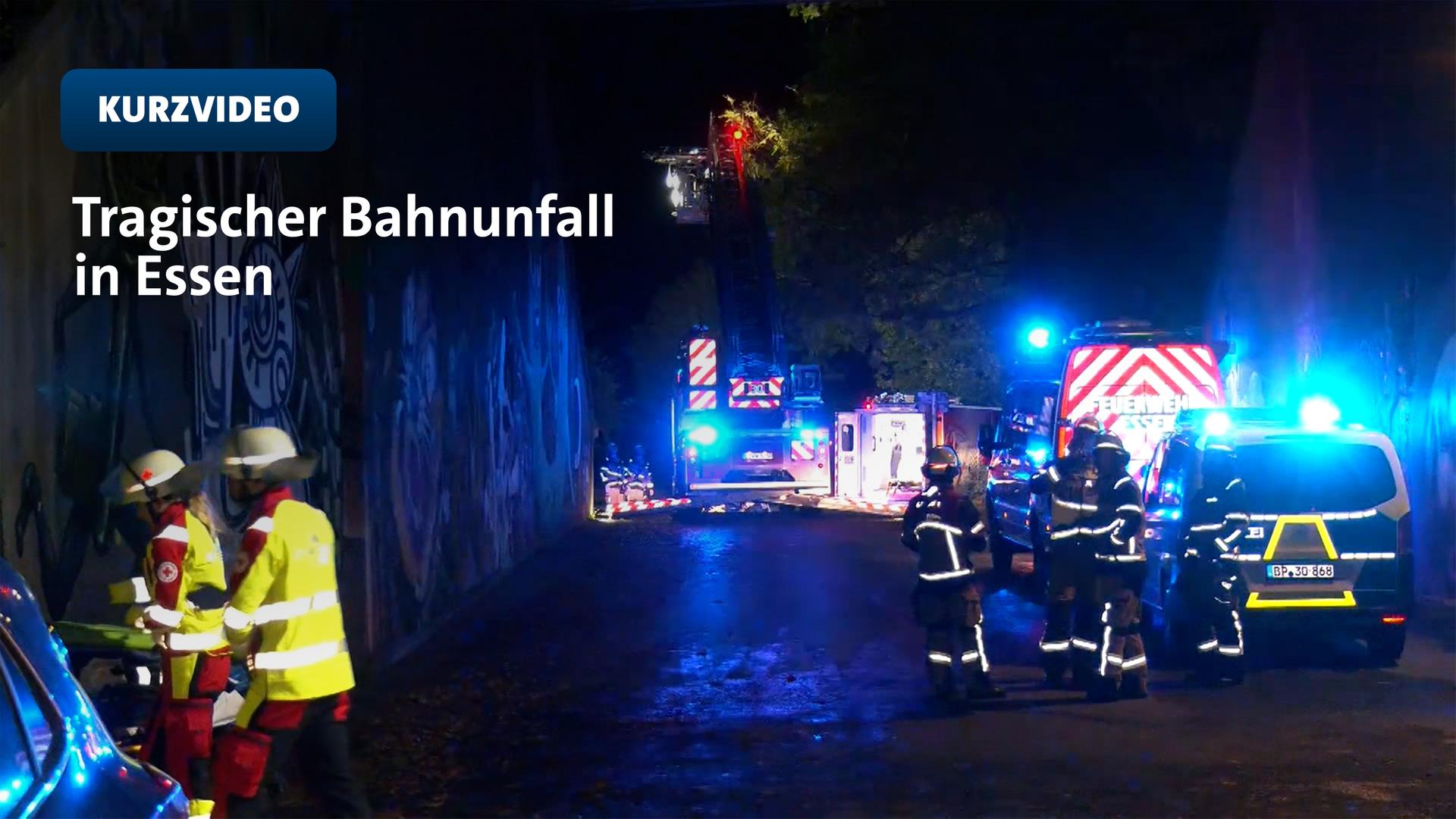 Tödlicher Unfall auf Strecke in Essen: Zwei Gleisarbeiter von ICE erfasst