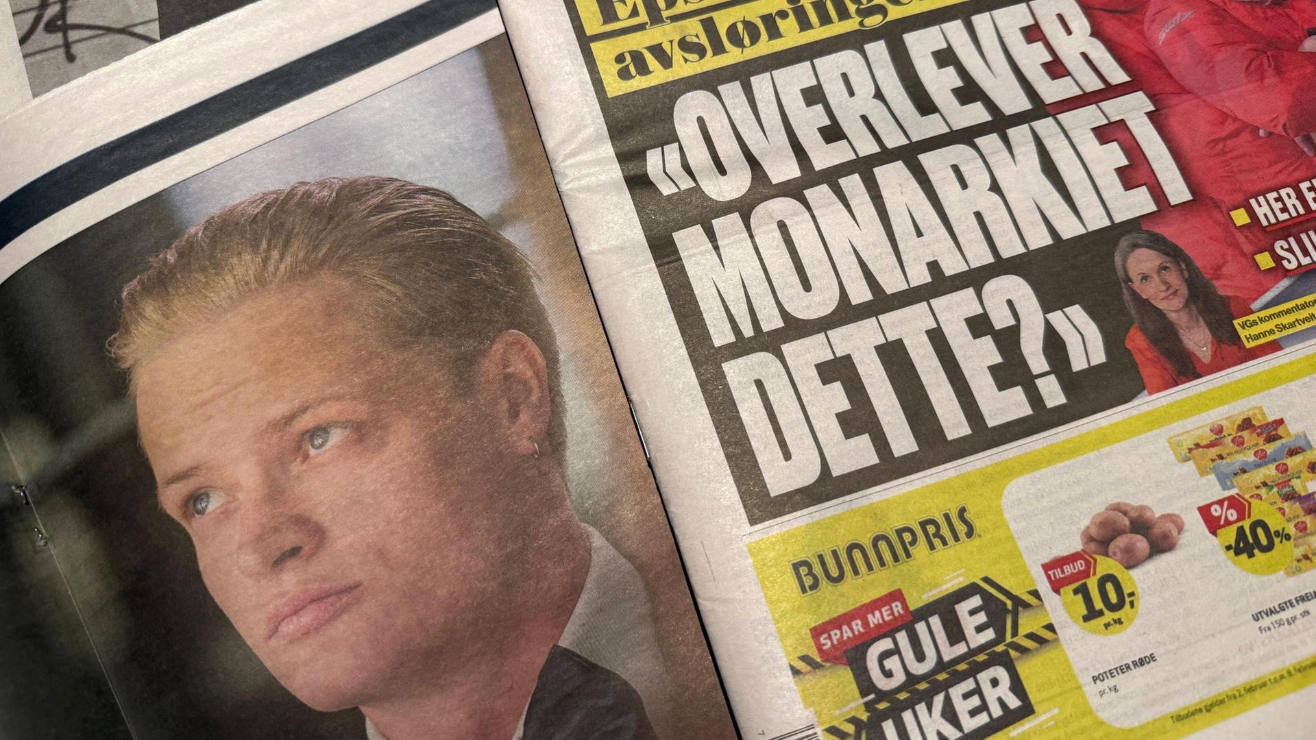  Marius Borg Høiby auf Zeitungscovern | Julia Wäschenbach/dpa