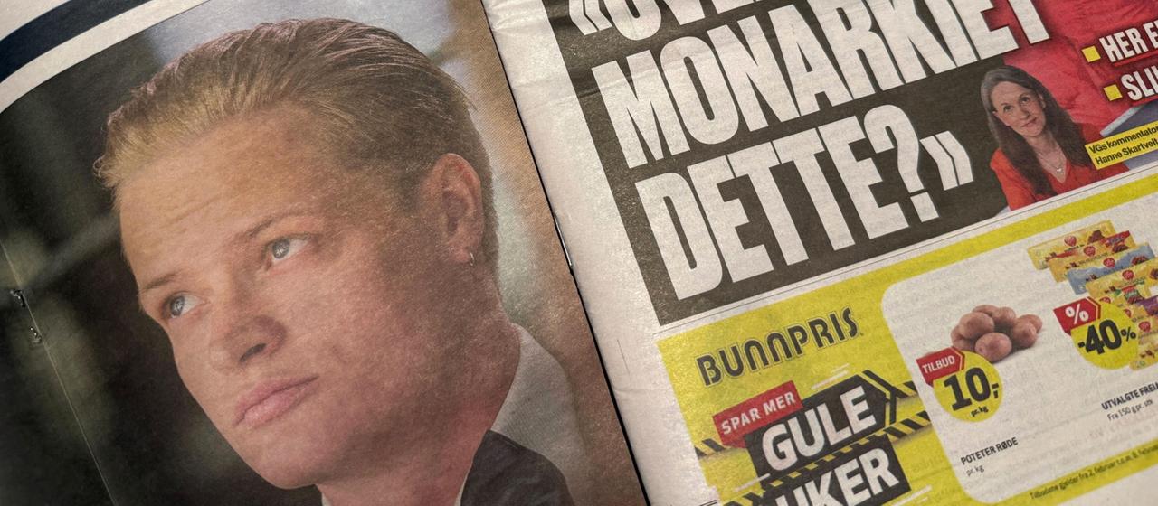  Marius Borg Høiby auf Zeitungscovern