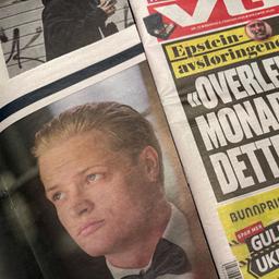  Marius Borg Høiby auf Zeitungscovern
