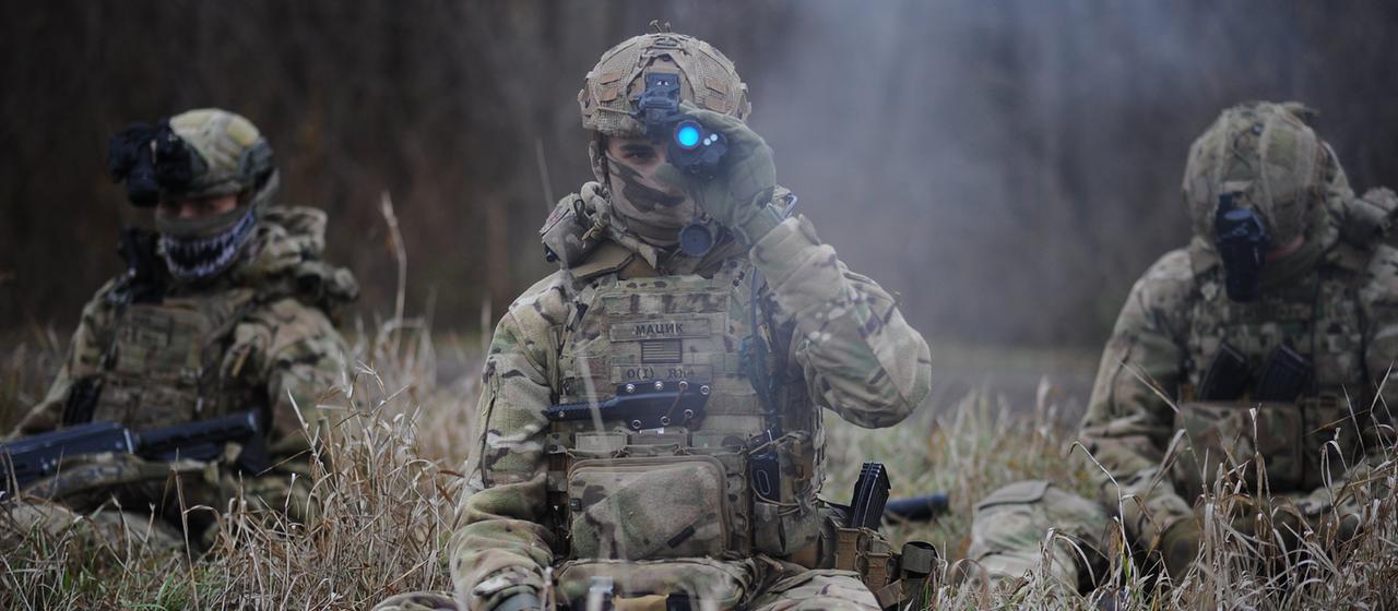 Ukrainische Soldaten.