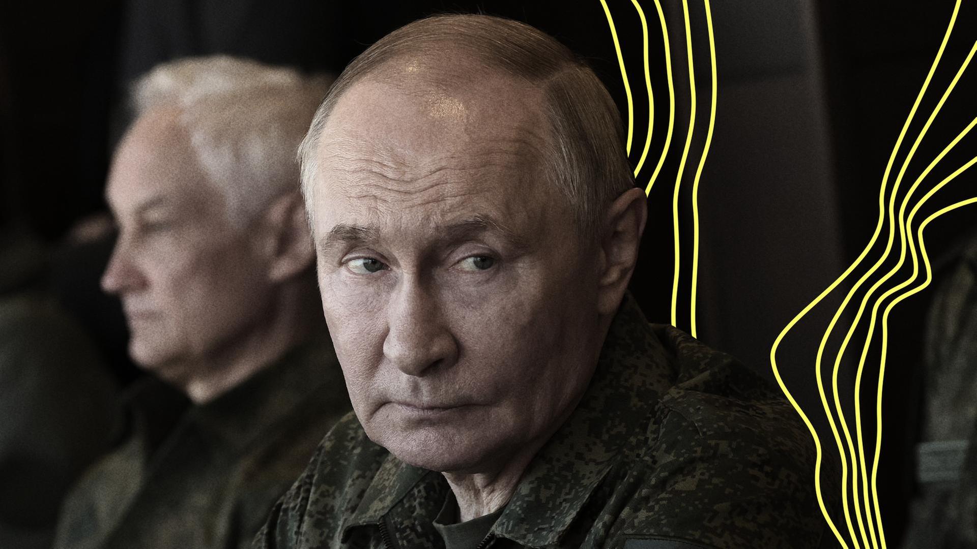 Der russische PrÃ¤sident Wladimir Putin nimmt am Dienstag, den 16. September 2025, an den gemeinsamen russisch-belarussischen MilitÃ¤rÃ¼bungen teil. | picture alliance / ASSOCIATED PRESS, Mikhail Metzel