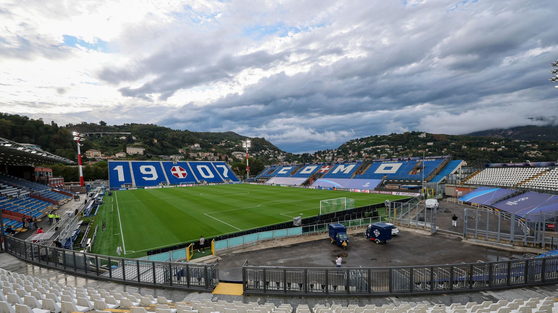 Das Stadion von Como 1907 in Lombardei, Italien. | Jan Woitas/dpa