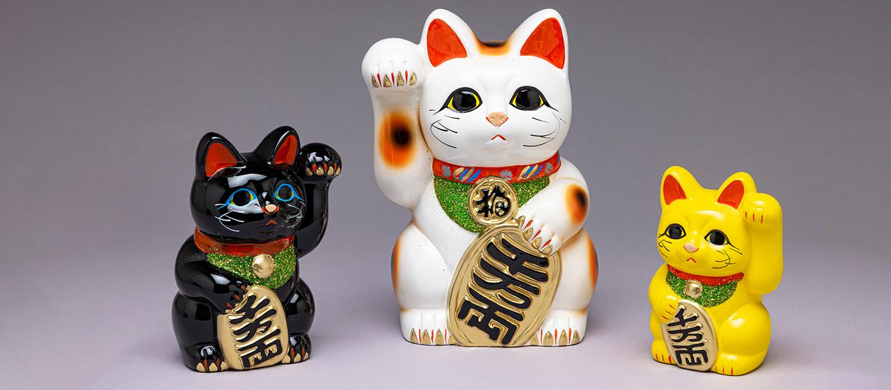 "Maneki-Neko"-Katzen