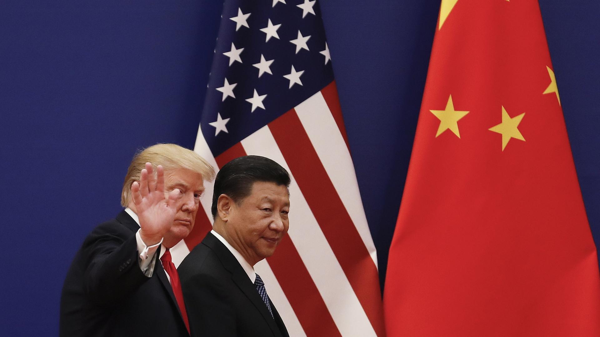 Donald Trump und Xi Jinping (Archivbild: 09.11.2017) | dpa