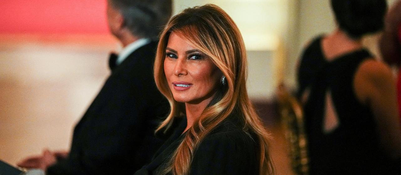Melania Trump bei einer Dinner-Veranstaltung im Februar