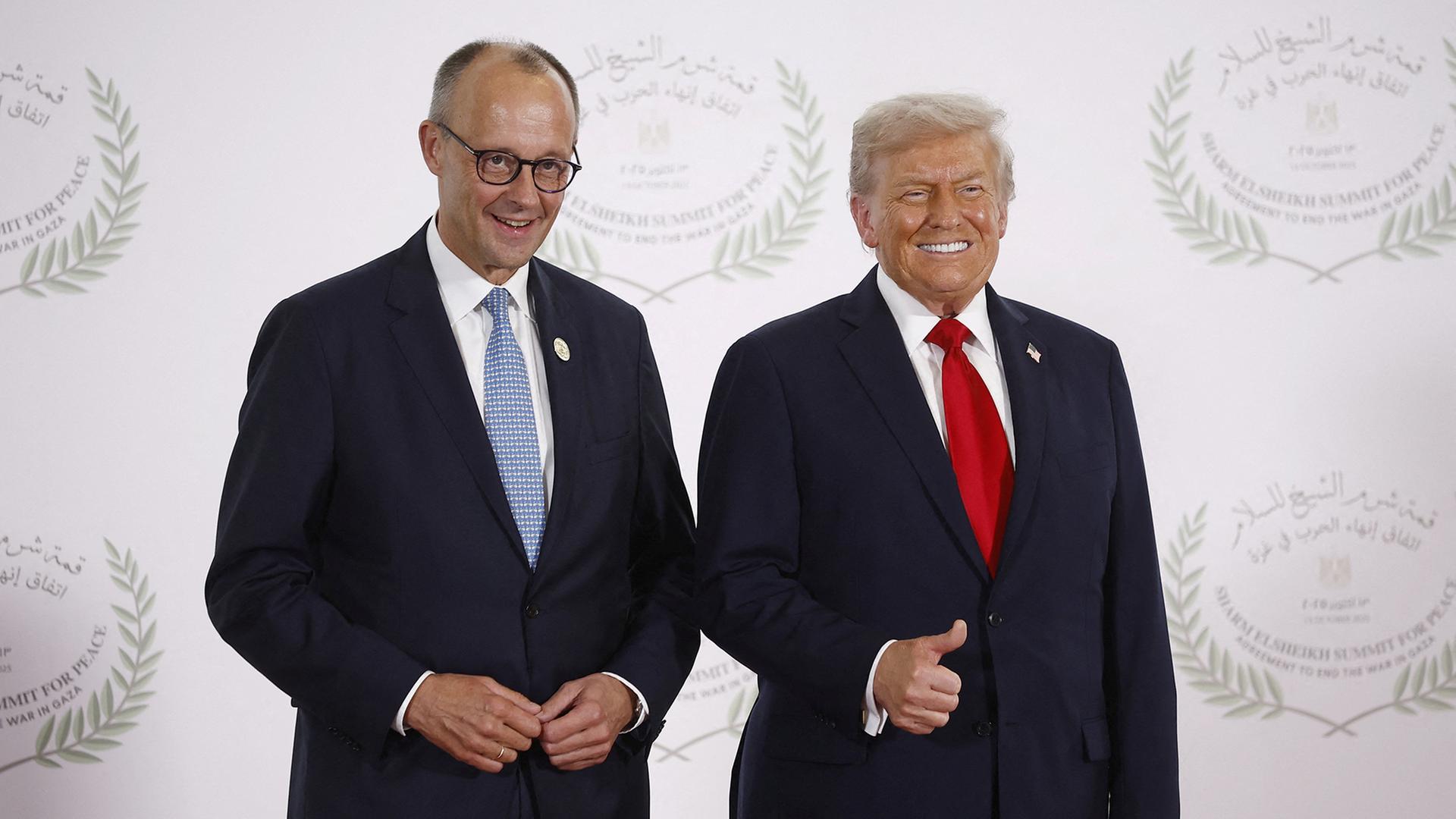 Donald Trump und Friedrich Merz | via REUTERS