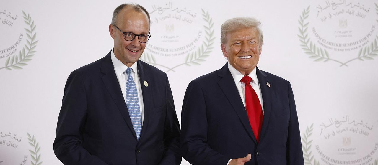 Donald Trump und Friedrich Merz