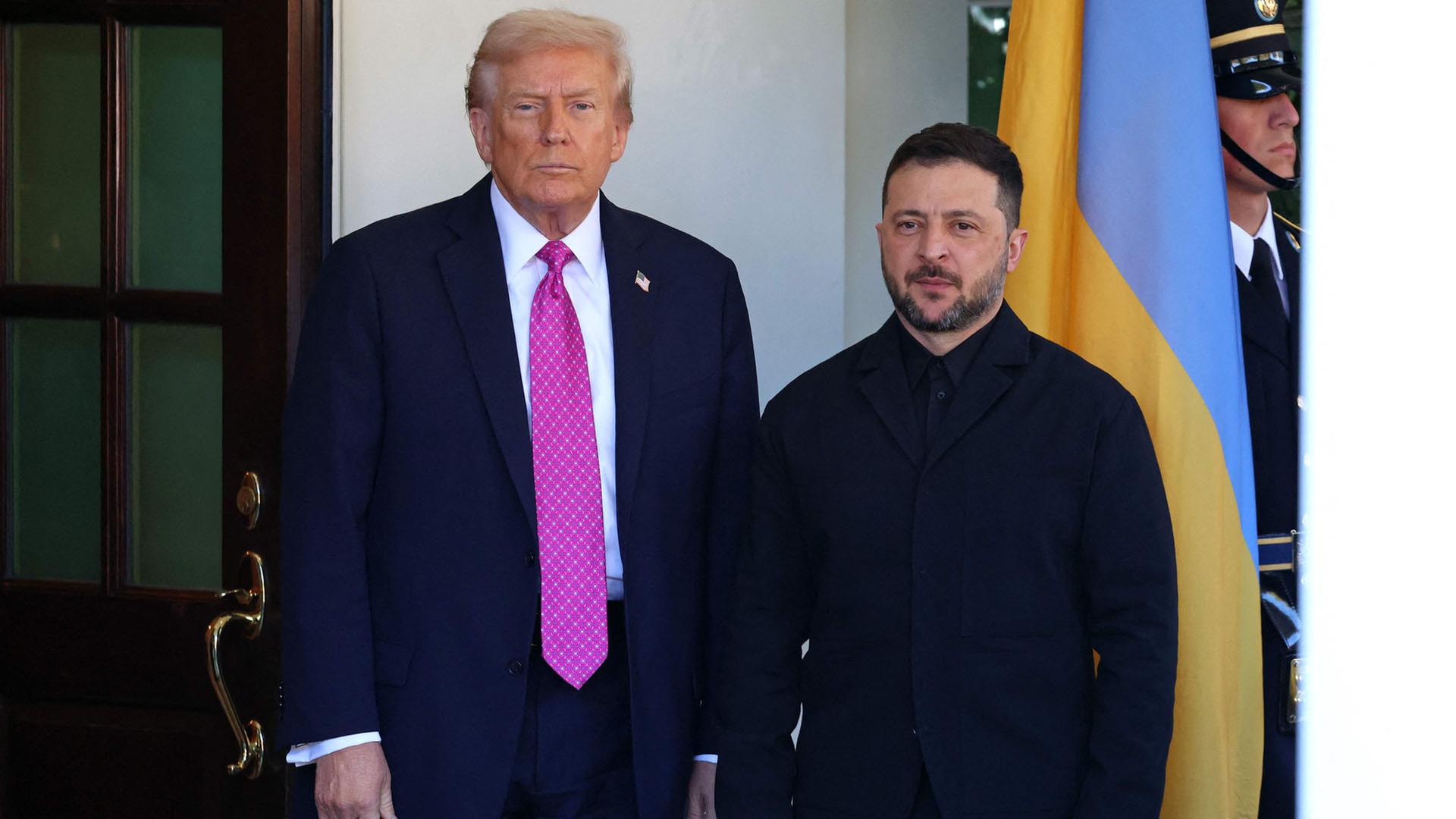 Donald Trump und Wolodymyr Selenskyj | AFP