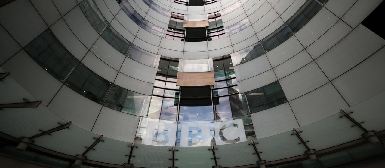 Der BBC Hauptsitz in London
