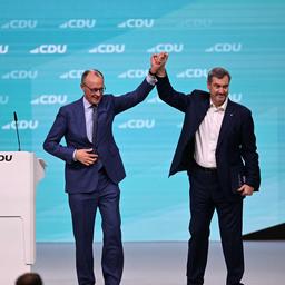 Merz und Söder beim CDU-Parteitag in Stuttgart