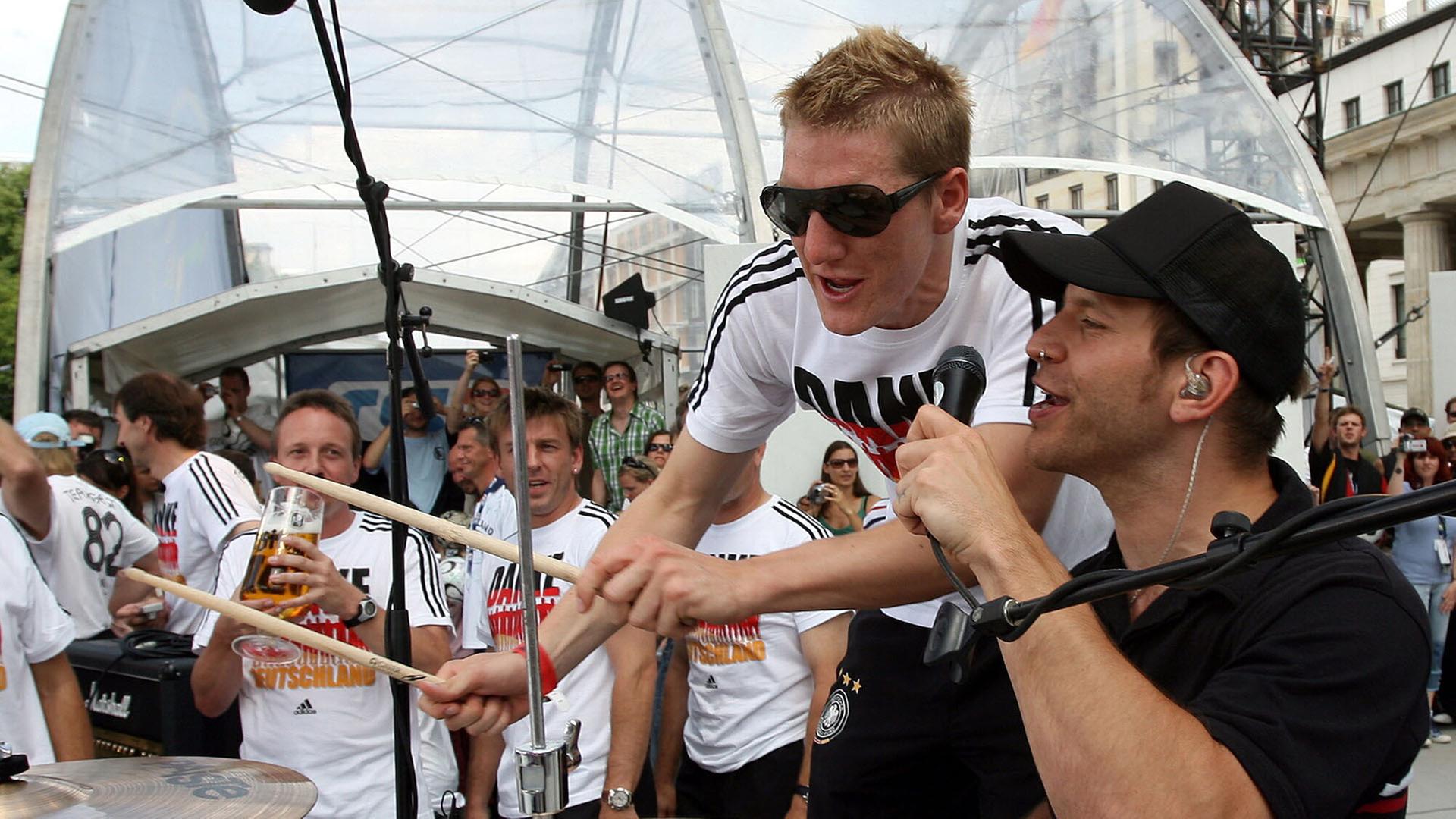 Bastian Schweinsteiger und Florian Weber | picture-alliance/ dpa