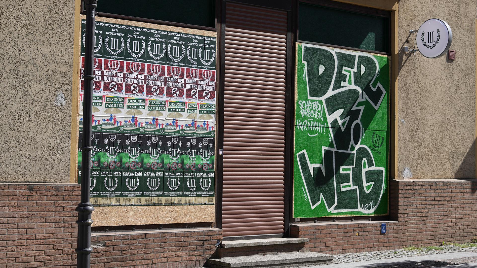 Bürgerbüro der rechtsextremistischen Partei 