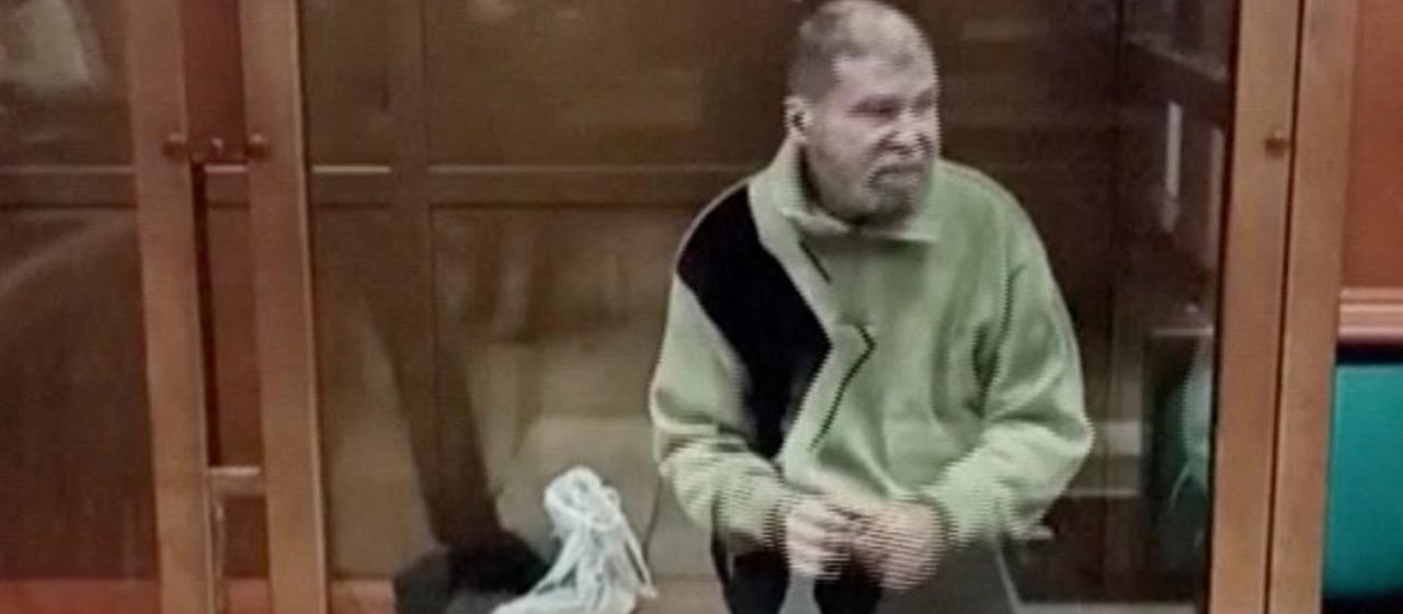 Stephen Hubbard bei einer Gerichtsverhandlung in Moskau (Standbild aus einem Archivvideo vom 7.10.2024)