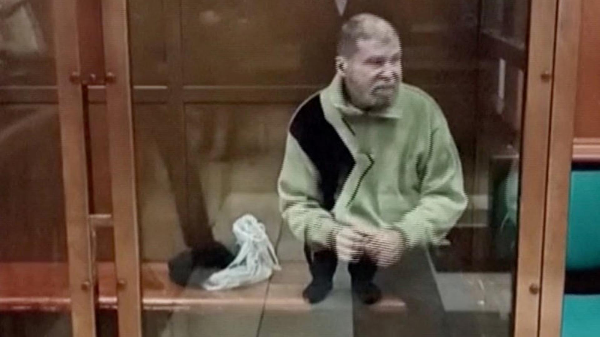 Stephen Hubbard bei einer Gerichtsverhandlung in Moskau (Standbild aus einem Archivvideo vom 7.10.2024) | Moscow City Court/Handout via REUTERS