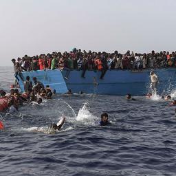 Flüchtlinge im Mittelmeer