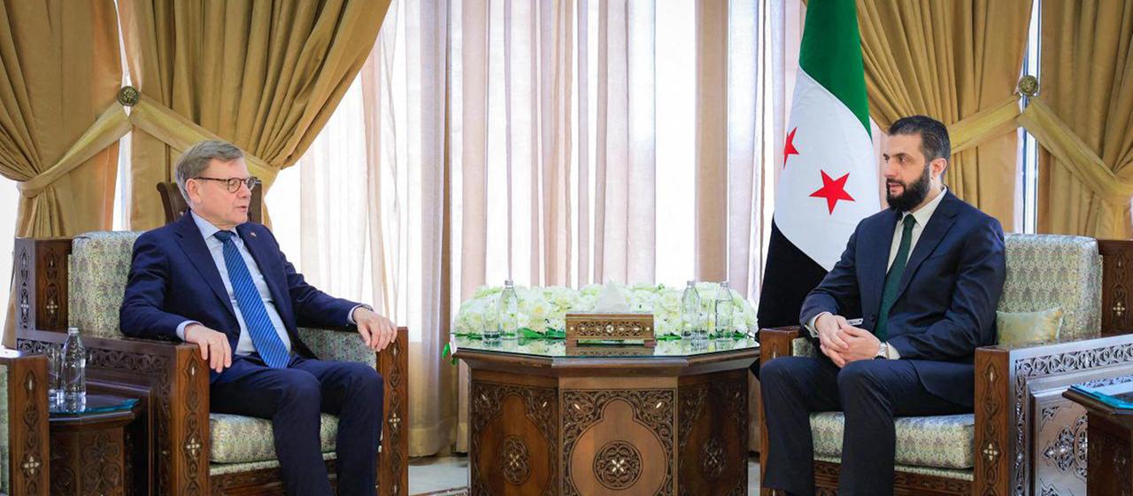 Johann Wadephul und Ahmed al-Sharaa in Damaskus, Syrien | AFP Johann Wadephul und Ahmed al-Sharaa in Damaskus, Syrien
