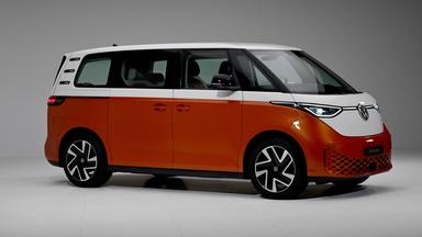 Der neu vorgestellte Elektro-Bus ID.Buzz von VW