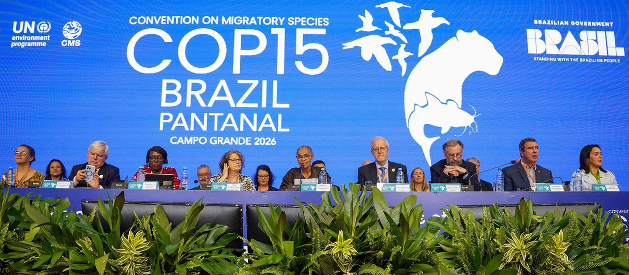 Eröffnungszeremonie der COP15 in Campo Grande, Mato Grosso do Sul, Brasilien.