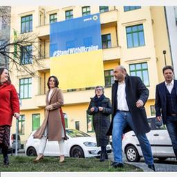 Lange, Baerbock, Haßelmann, Nouripour, Habeck