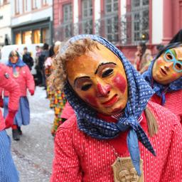Narrentreiben in der Heidelberger Innenstadt