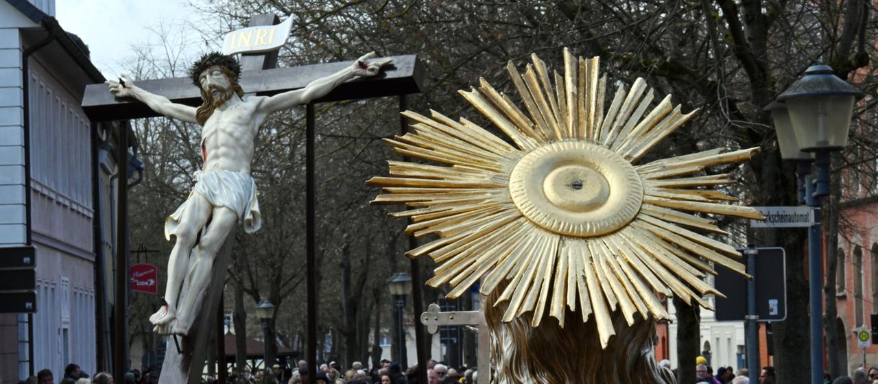 Heilbad Heiligenstadt: Teilnehmer der Palmsonntagsprozession