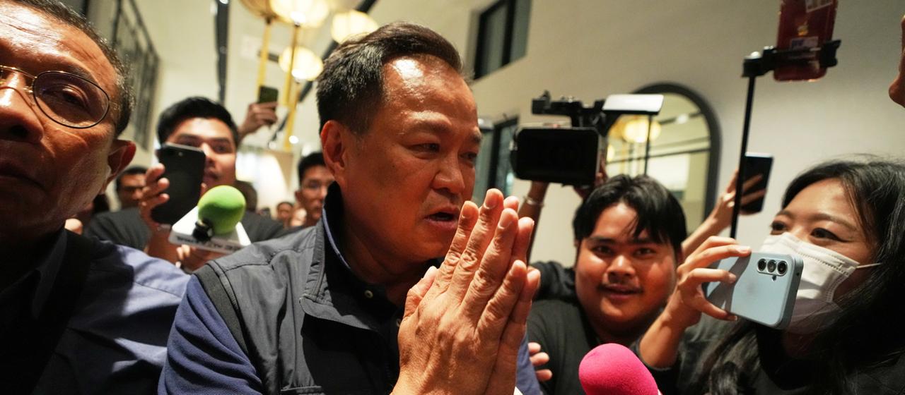 Thailands Ministerpräsident Anutin nach der Wahl