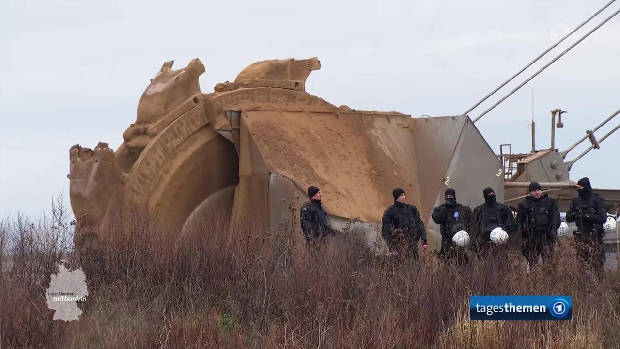 #mittendrin: Heftige Auseinandersetzungen um Räumung von Lützerath für geplanten Tagebau | tagesschau.de