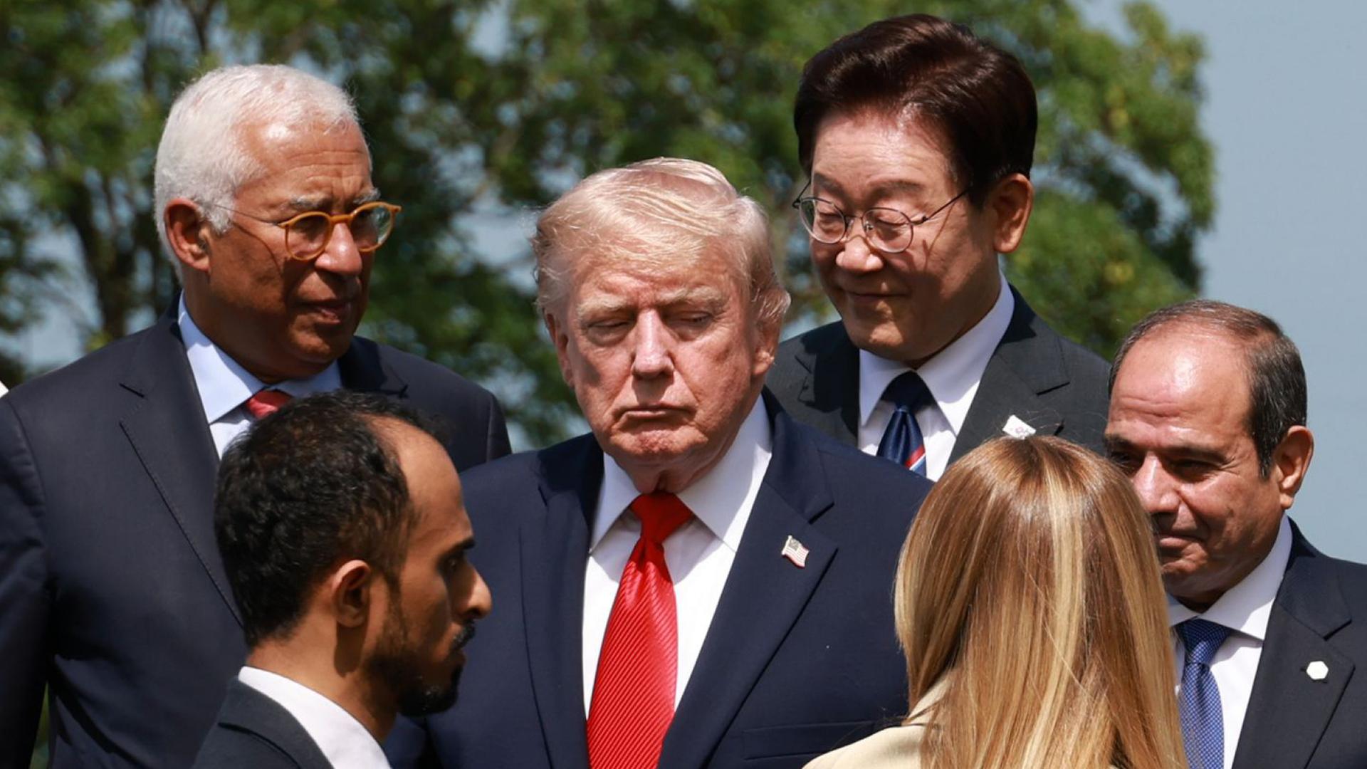 Lee Jae Myung, Ant�nio Costa, Donald Trump, Giorgia Meloni und weitere G7-Teilnehmer | -/yonhap/dpa