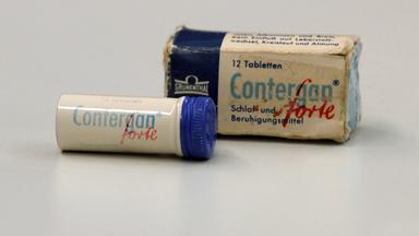 Originalpackungen des Medikaments Contergan