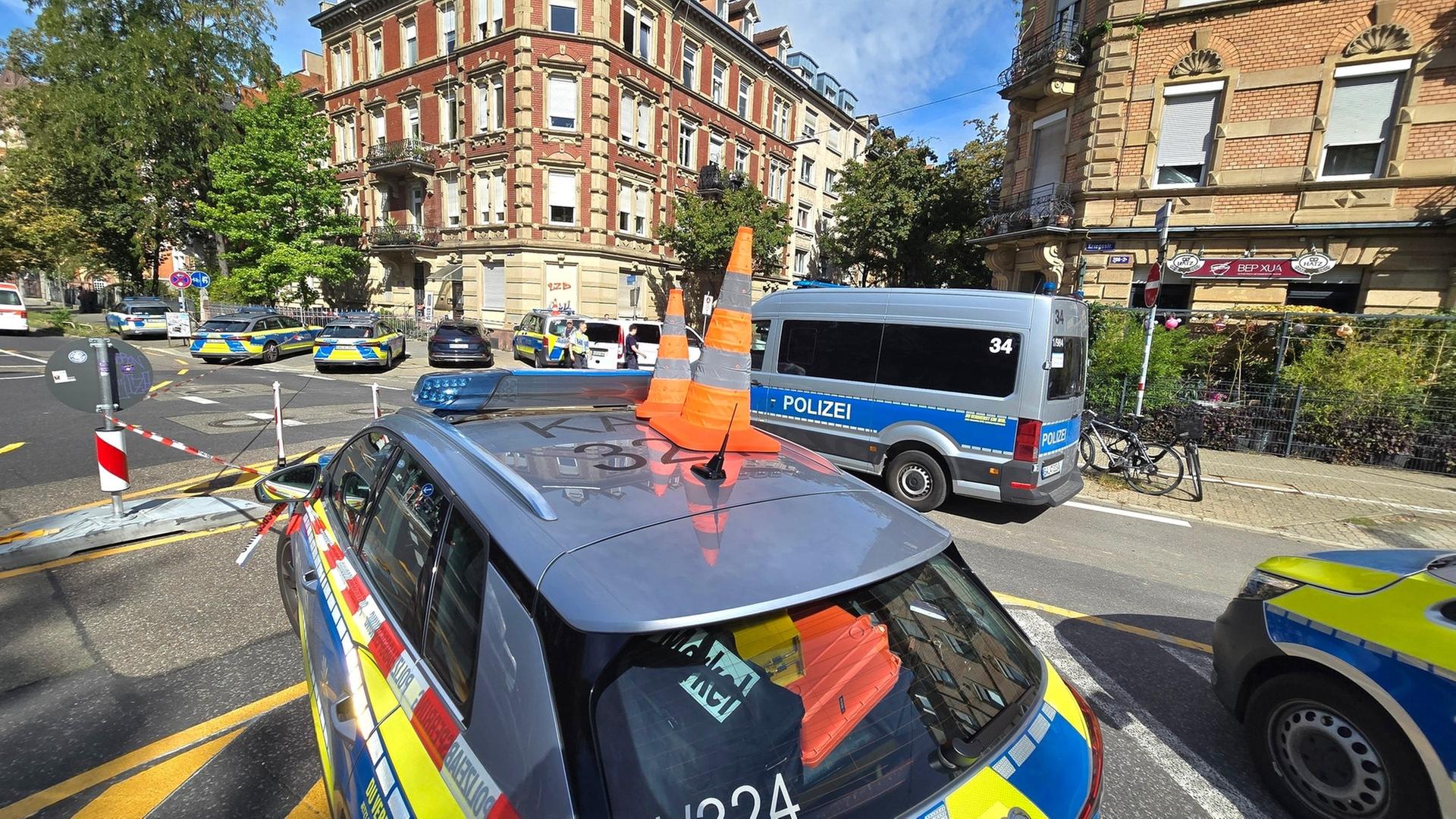Bedrohungslage in Karlsruhe: Mann festgenommen, Einsatz beendet