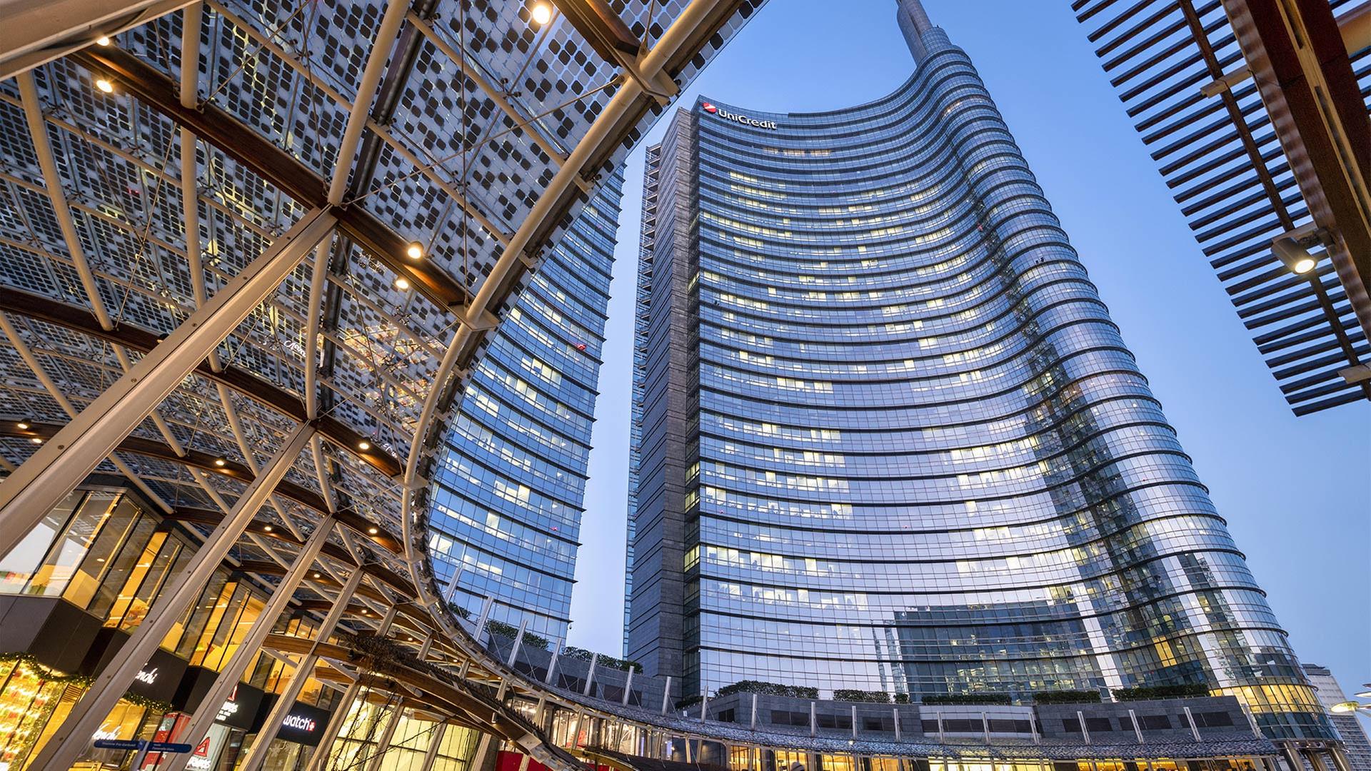 Unicredit Tower in Mailand. | picture alliance / Zoonar