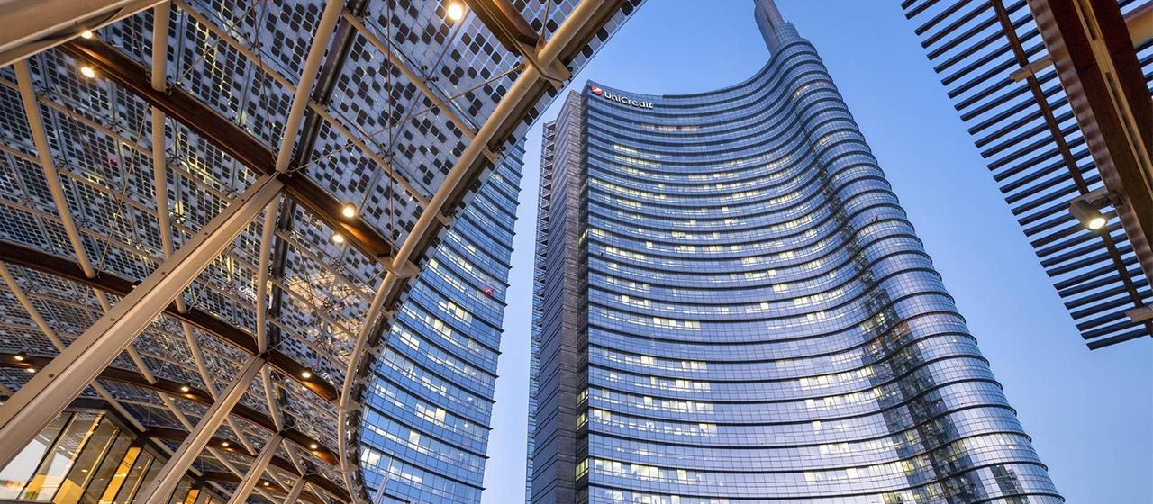 Unicredit Tower in Mailand.