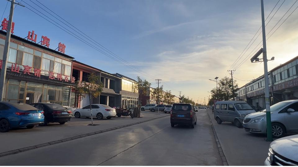 Blick in einen Ort in Shaanxi 