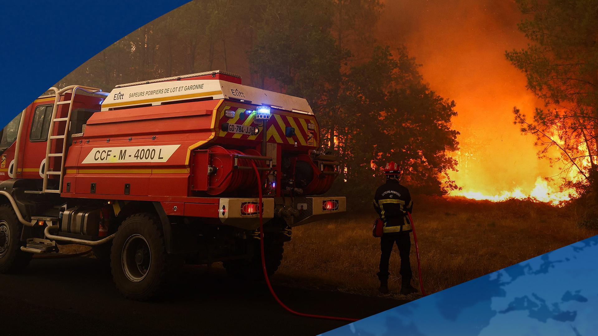 Waldbrände in Südeuropa | 23. Juli