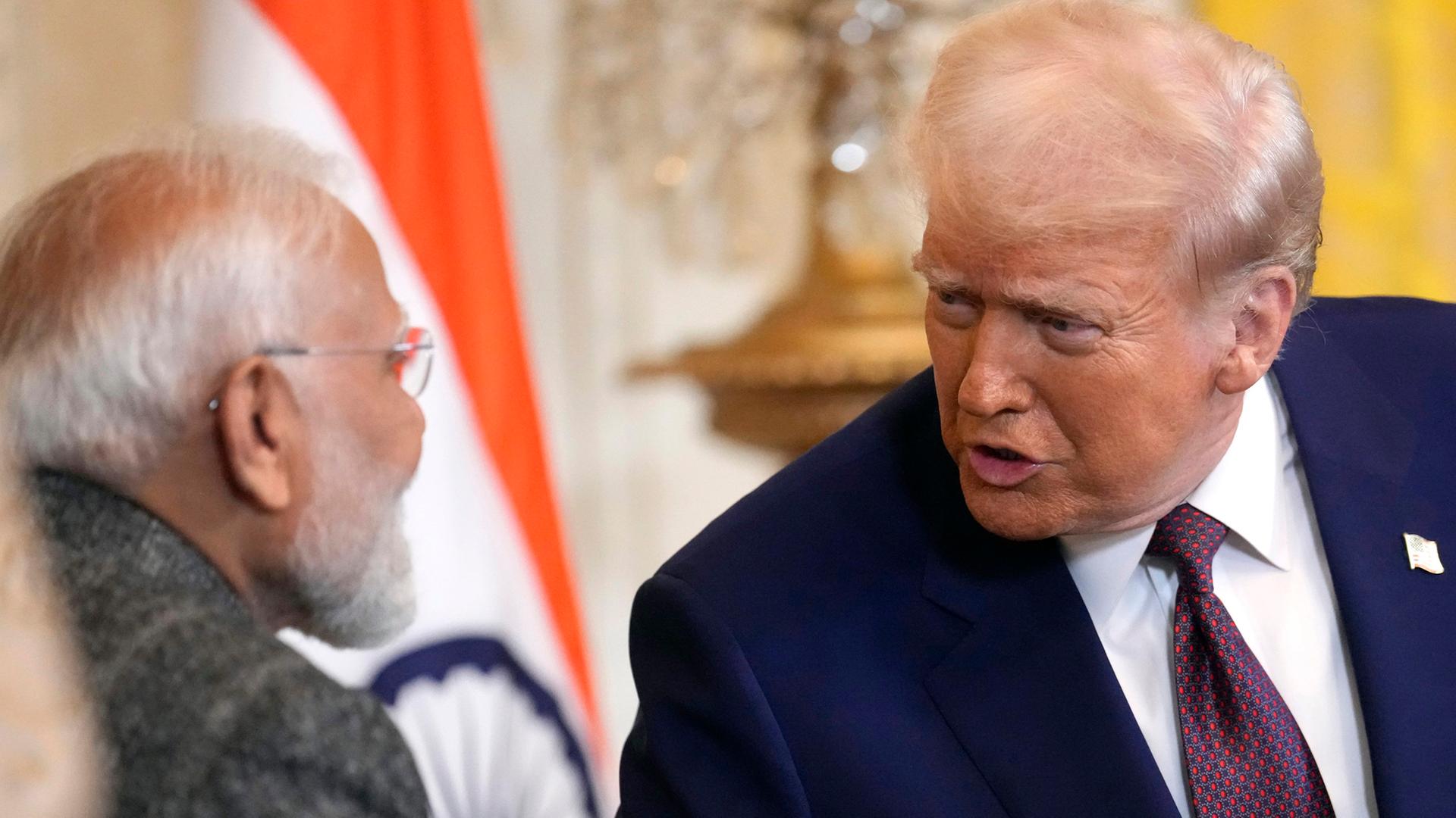 Narendra Modi und Donald Trump | AP