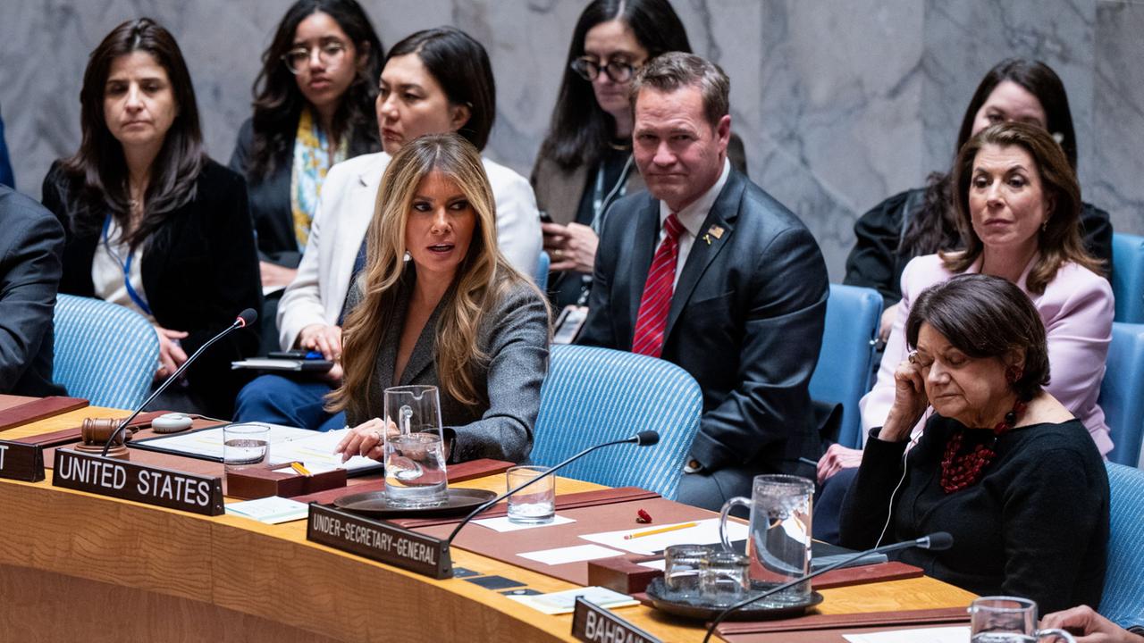 Melania Trump leitet Sitzung im UN-Sicherheitsrat