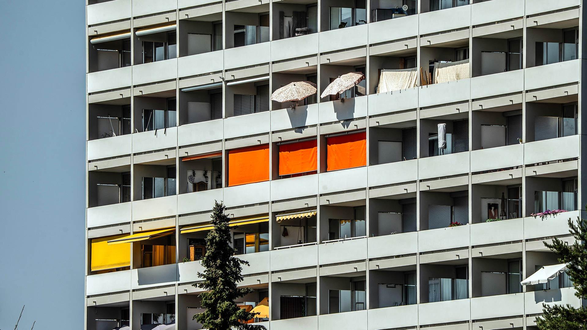 Hochhaus in Thalkirchen. | picture alliance / Wolfgang Mari