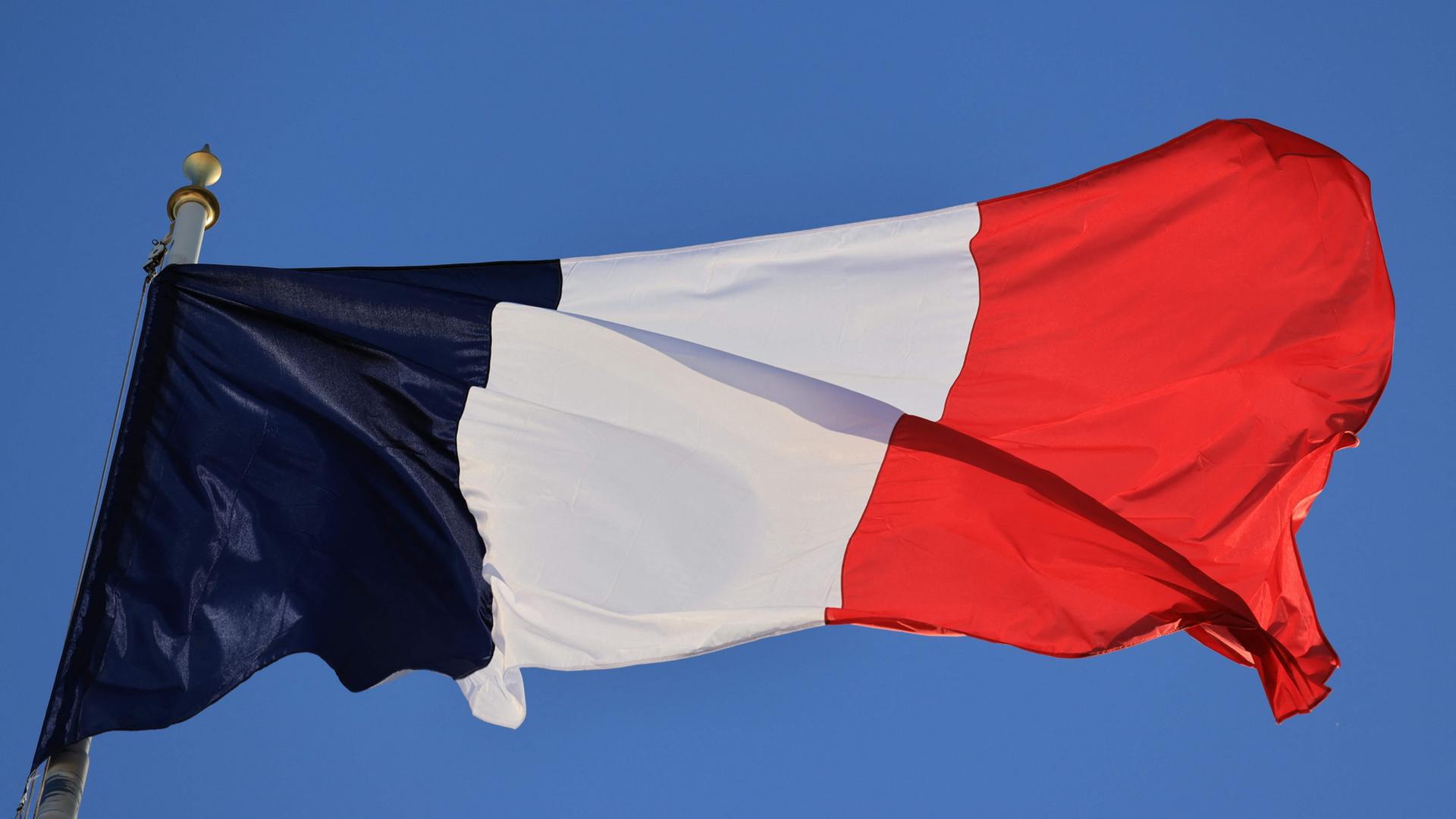Die französische Flagge. | AFP