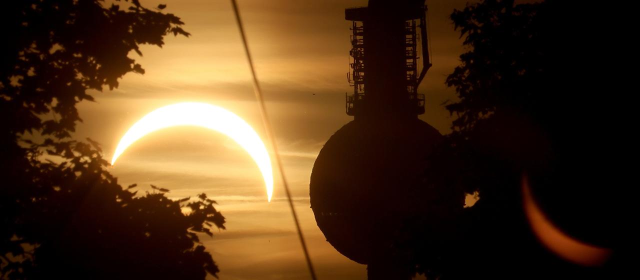 Sonnenfinsternis über Berlin