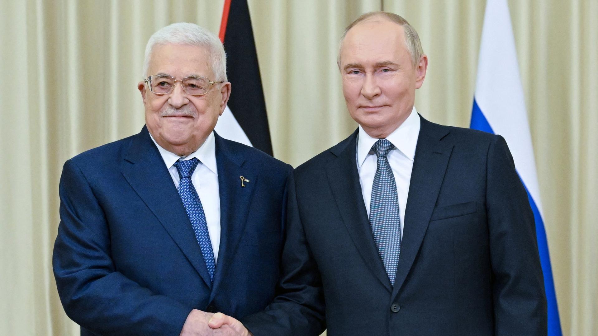 Mahmud Abbas und Wladimir Putin