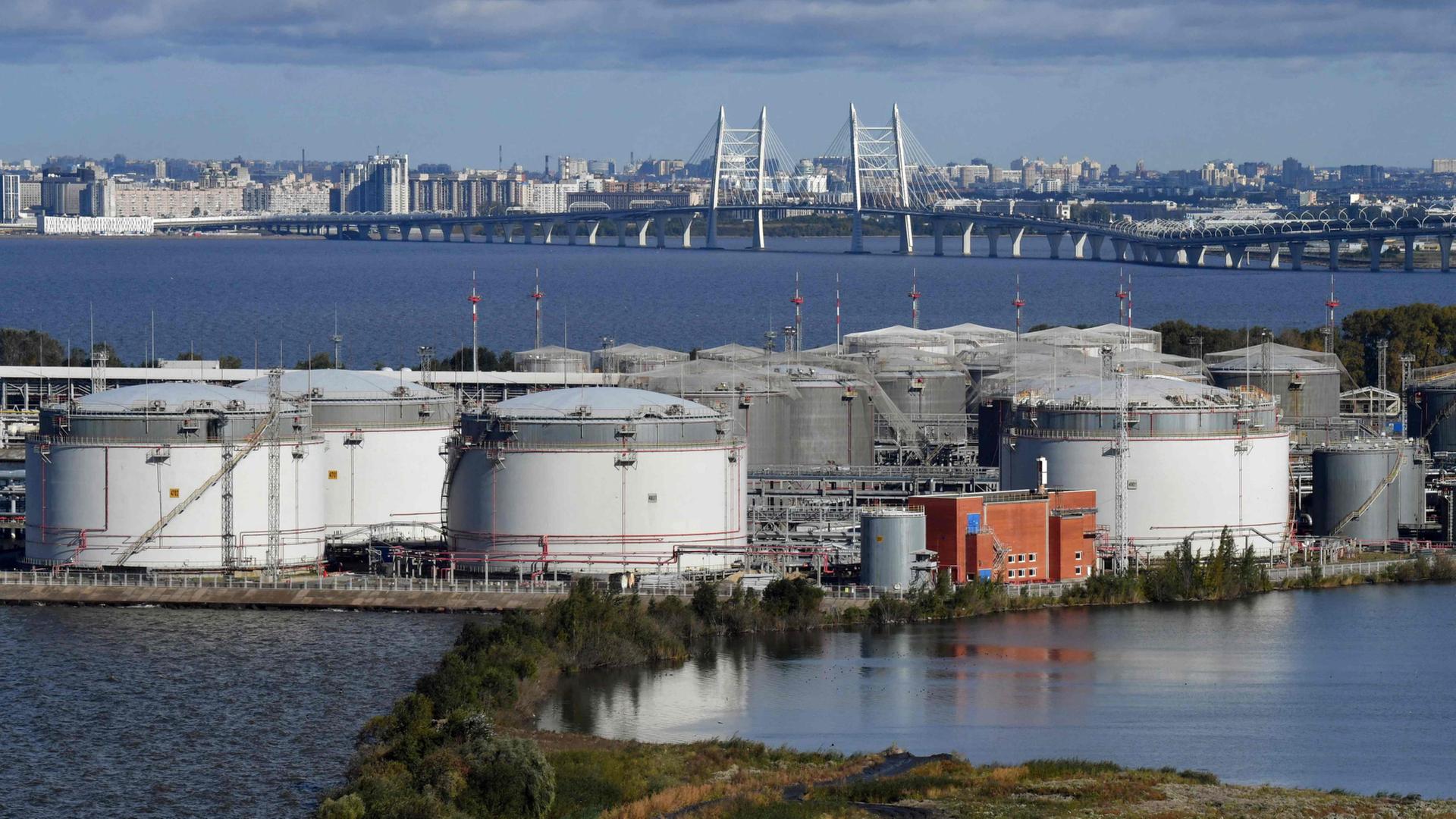 Ölterminal im Hafen von St. Petersburg (Archiv) | AFP