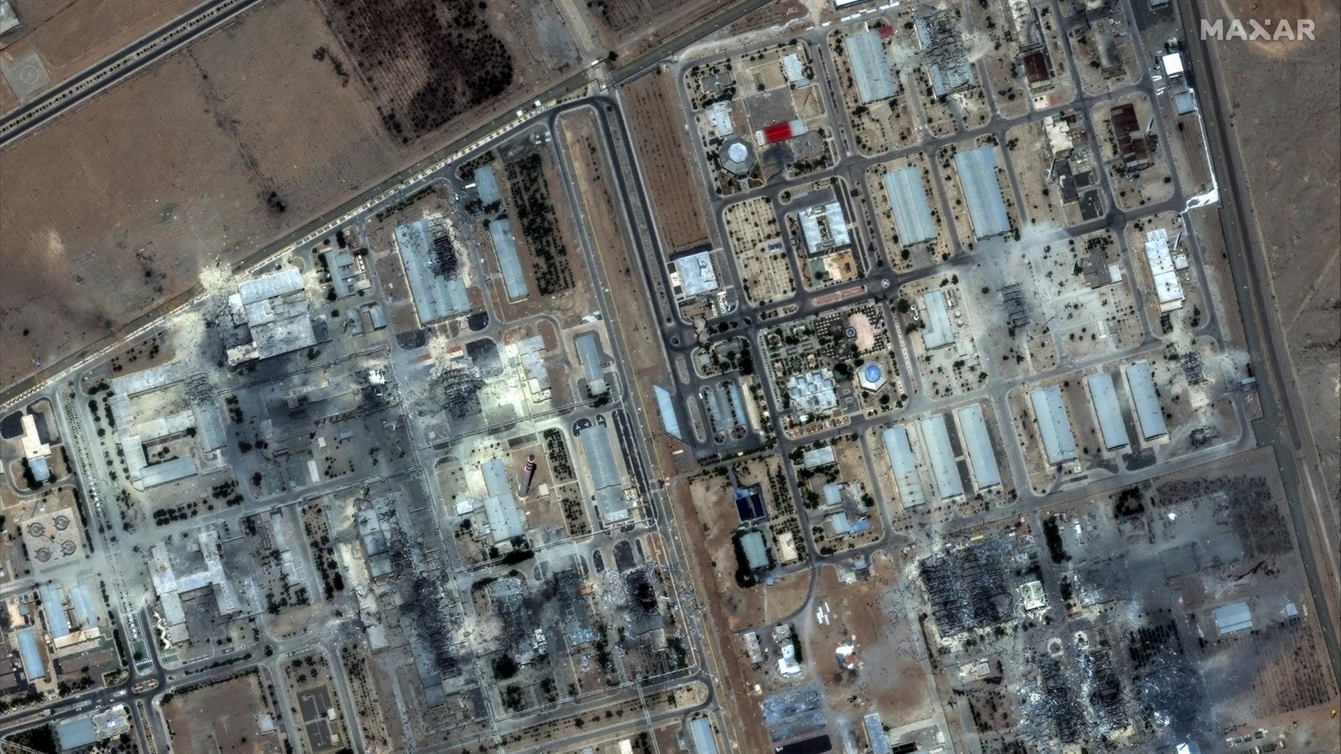 Das Isfahan Nukleartechonologiezentrum im Iran | Maxar Technologies via AP
