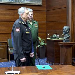 Ein Screenshot aus einem Video des russischen Verteidigungsministeriums von Igor Kostjukow in der US-Botschaft