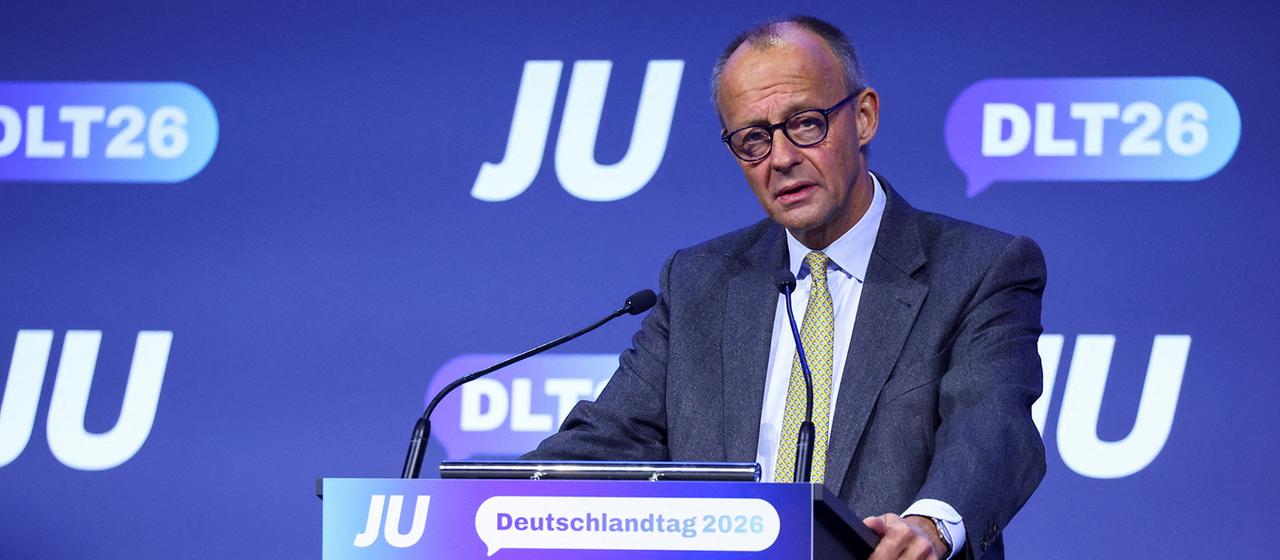 Friedrich Merz auf dem „Deutschlandtag“-Kongress der „Jungen Union“