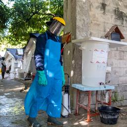 Cholera-Hospital auf Haiti